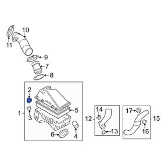 Volkswagen OE - Air Filter Housing Grommet