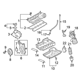 Volkswagen OE - Engine / Transaxle - Engine Parts (Convertible)