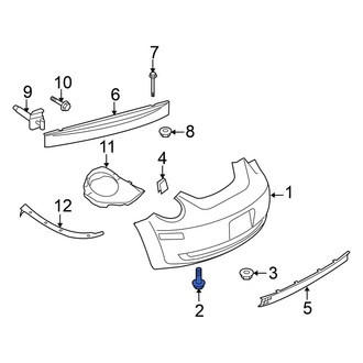 Volkswagen OE - Rear Bumper Cover Screw