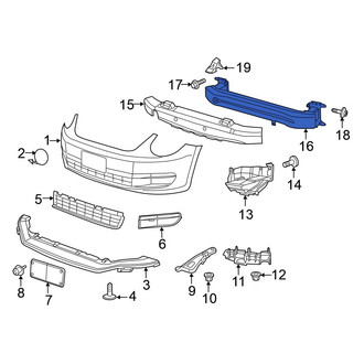 Volkswagen OE - Front Bumper Impact Bar
