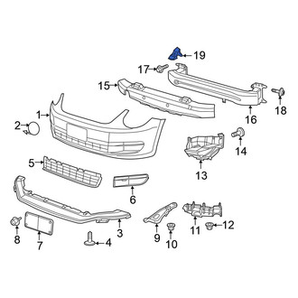 Volkswagen OE - Front Left Bumper Cover Spacer Panel