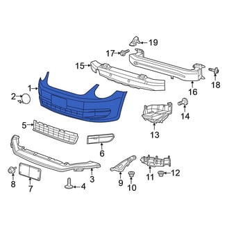 Volkswagen OE - Front Bumper Cover