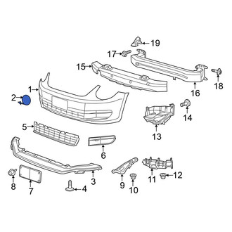 Volkswagen OE - Front Tow Eye Cap