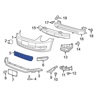 Volkswagen OE - Front Center Grille