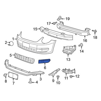 Volkswagen OE - Front Right Grille