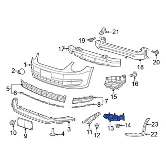 Volkswagen OE - Front Right Bumper Guide