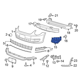 Volkswagen OE - Front Radiator Support Splash Shield