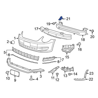 Volkswagen OE - Front Right Bumper Cover Spacer Panel