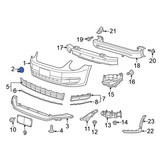 Volkswagen OE - Front Tow Eye Cap