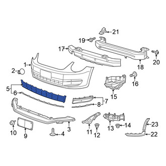 Volkswagen OE - Front Center Grille
