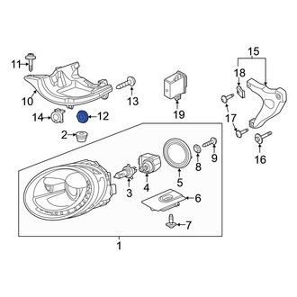 Volkswagen OE - Headlight Bushing
