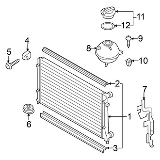 Volkswagen OE - Cooling - Radiator & Components (Gas)