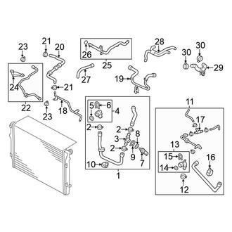 Volkswagen OE - Cooling - Hoses & Lines