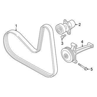 Volkswagen OE - Cooling - Belts & Pulleys