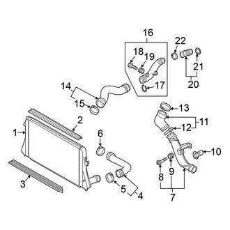 Volkswagen OE - Cooling - Intercooler