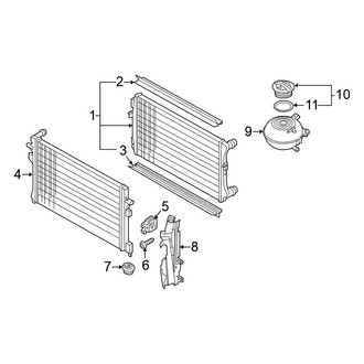 Volkswagen OE - Cooling - Radiator & Components