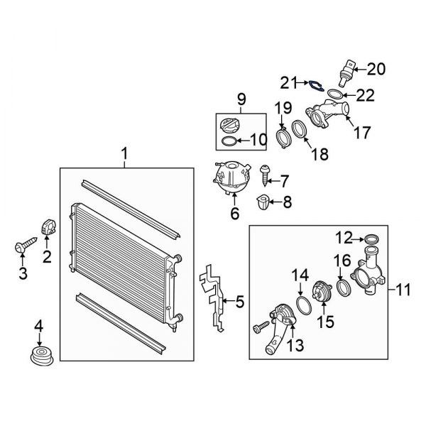 Engine Coolant Temperature Sensor C-Clip