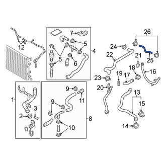 Volkswagen OE - Engine Coolant Overflow Hose