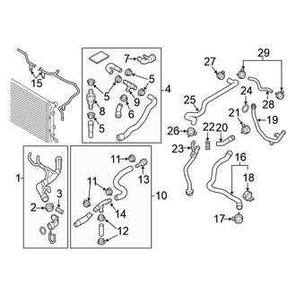 Volkswagen OE - Cooling - Hoses & Lines (2.5L Automatic Tr)