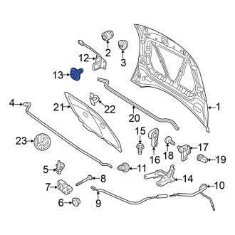 Volkswagen ID.4 Replacement Hoods - Hinges, Supports | CARiD