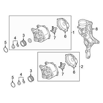 Volkswagen OE - Electrical - Alternator (R-Line S / R-Line SE / R-Line SEL)