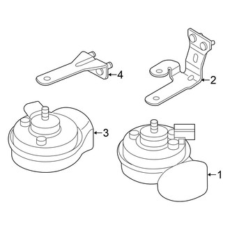 Volkswagen OE - Electrical - Horn