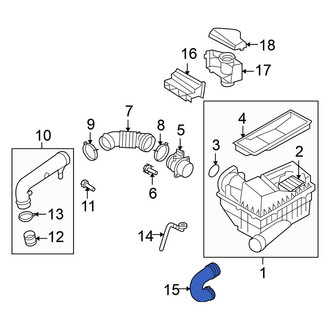 Volkswagen OE - Engine Air Intake Hose