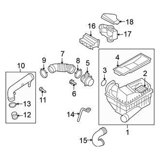 Volkswagen OE - Engine / Transaxle - Air Intake (2.0L Gas)