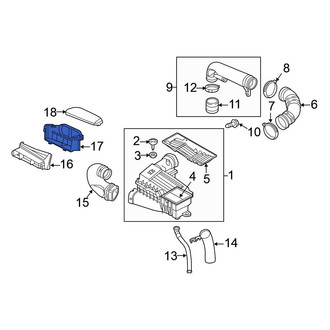 Volkswagen OE - Engine Air Intake Hose Adapter