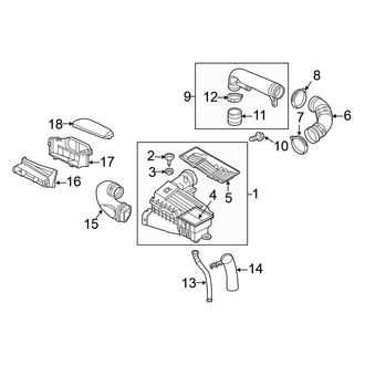 Volkswagen OE - Engine / Transaxle - Air Intake (1.8L)