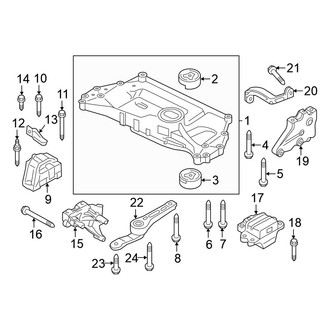 Volkswagen OE - Engine / Transaxle - Engine & Transmission Mounting (1.8L)