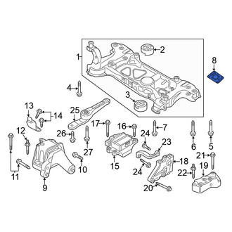 Volkswagen OE - Engine Cradle Spacer