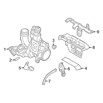 Volkswagen OE - Exhaust System - Manifold (R-Line S / R-Line SE / R-Line SEL)
