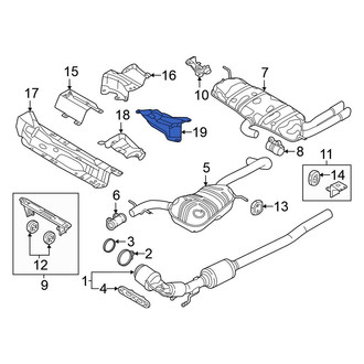 Volkswagen OE - Rear Floor Pan Heat Shield