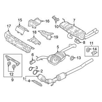 Volkswagen OE - Exhaust System - Exhaust Components