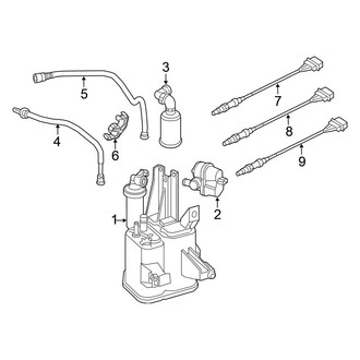 Volkswagen OE - Emission System - Emission Components (2.5L)