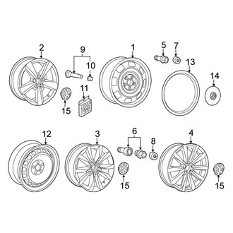 Volkswagen OE - Wheels (17")