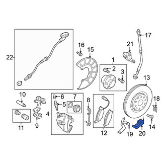 Volkswagen OE - Front Right Frame Side Member Bracket