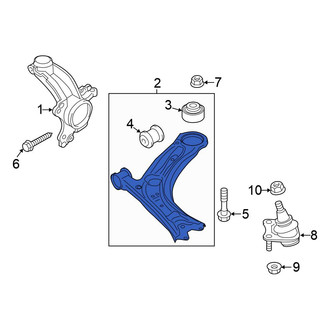 Volkswagen OE - Front Left Suspension Control Arm
