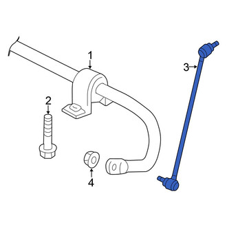 Volkswagen OE - Front Suspension Stabilizer Bar Link