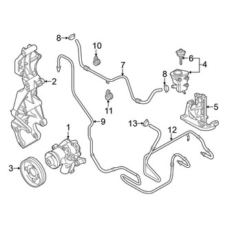 Volkswagen OE - Steering Gear & Linkage - Pump & Hoses (W/O Variable Assist), (Base)