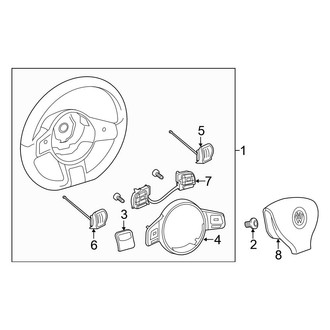 Volkswagen OE - Steering Wheel & Trim (With Multifunction Wheel)