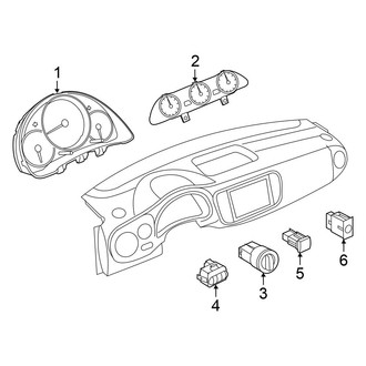 Volkswagen OE - Instrument Panel - Cluster & Switches (From 12/07/2015), (Denim / Dune / Fleet Edition / R-Line S / R-Line SE / R-Line SEL / S / SE / SEL / Wolfsburg Edition)