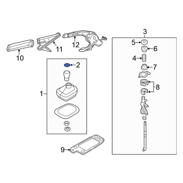 Manual Transmission Shift Emblem