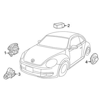 Volkswagen OE - Restraint Systems - Air Bag Components (Modules and Sensors)