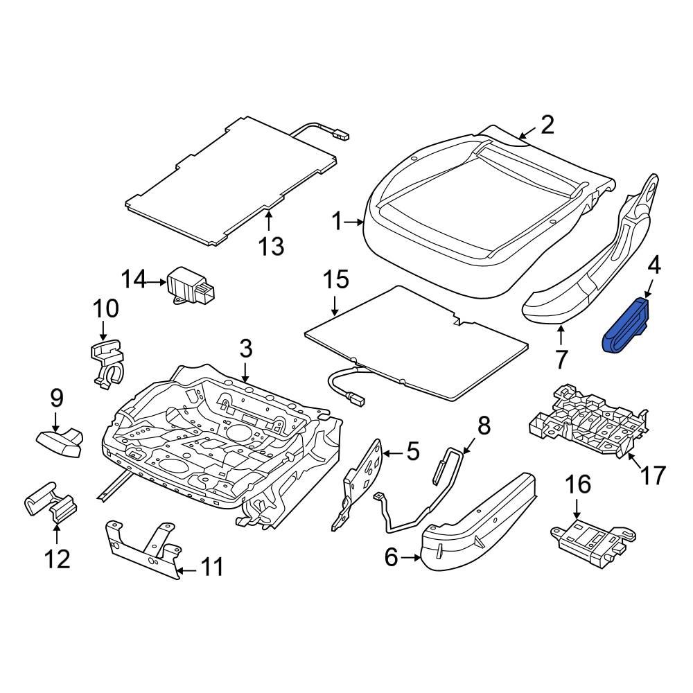 volkswagen-oe-5c5882252a82v-front-right-seat-height-adjuster-handle