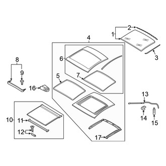 Volkswagen OE - Roof - Sunroof (Base / Turbo)