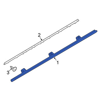 Volkswagen OE - Rear Right Body Trim Molding