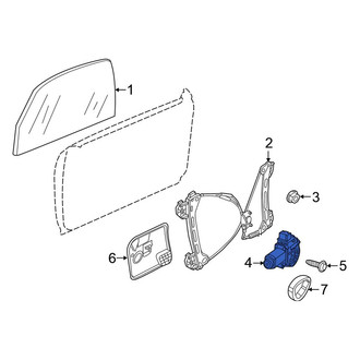 Volkswagen OE - Front Right Window Motor