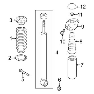 Volkswagen OE - Rear Suspension - Suspension Components (Drum Brakes)